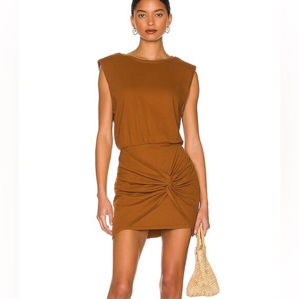 L*Space • Jesse Amber padded shoulder dress